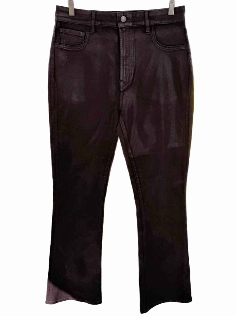 Articles of Society Lennox Espresso Laquered Coated Jeans Size 12 High Rise